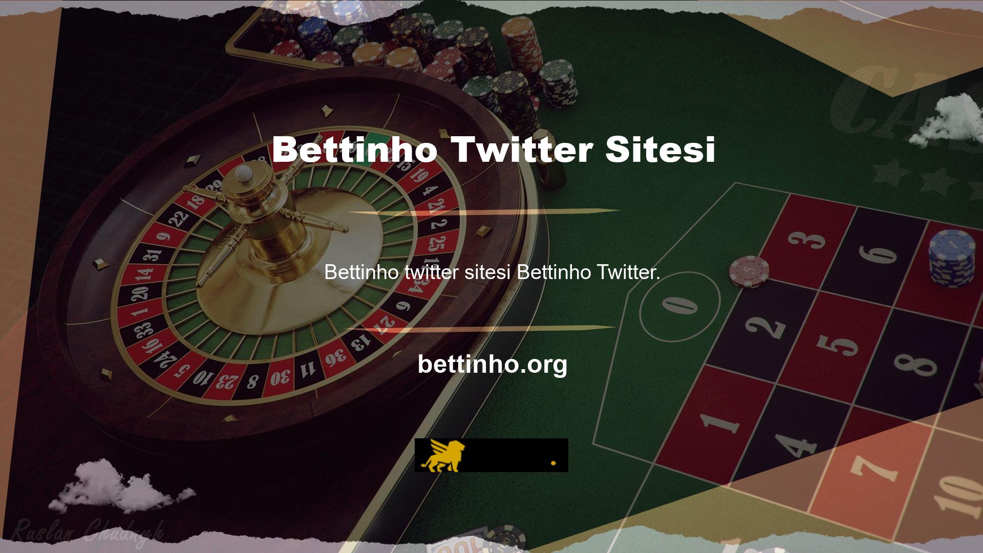 Bettinho Twitter bahis sitesi çevrimiçi bahis pazarında liderdir ve uzun zamandır sahada